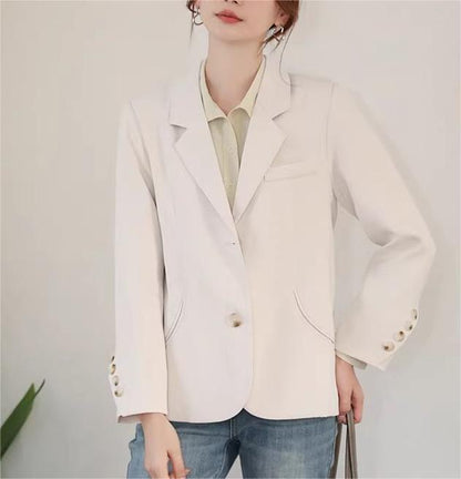 Damen Blazer Elegant Tailliert Norvielle