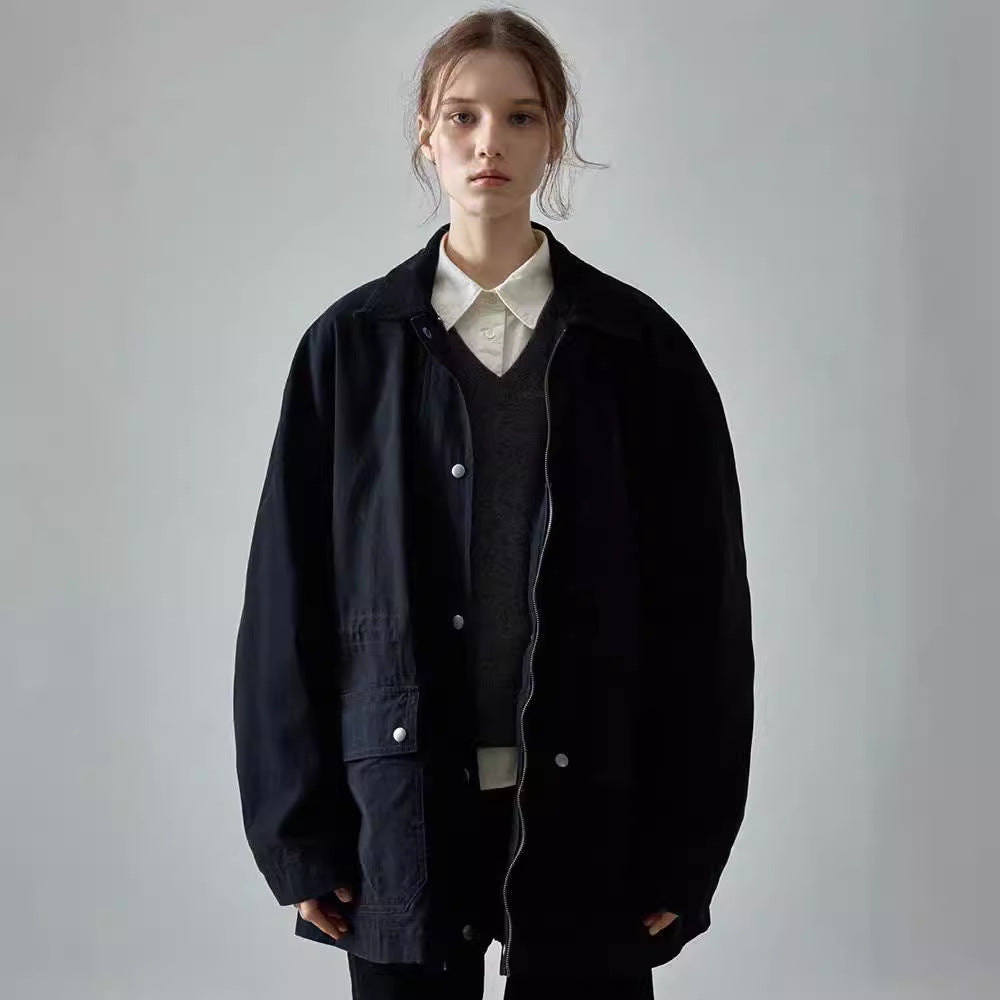 Damen Oversized Utility-Jacke Robust Norvielle