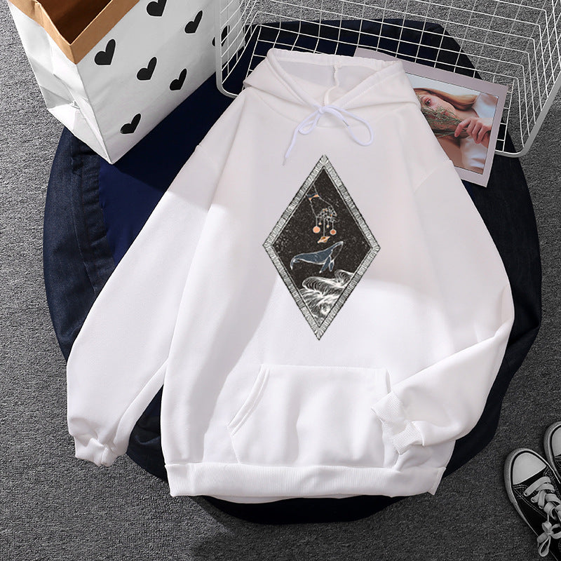 Damen Kapuzenpullover Kreatives Design Norvielle