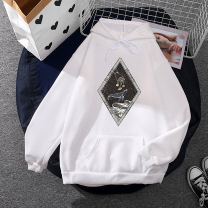 Damen Kapuzenpullover Kreatives Design Norvielle