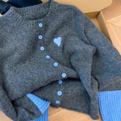 Damen Strickjacke Baumwollmischung Kuschelweich Modern Norvielle