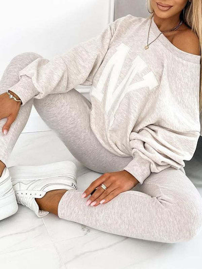 Damen Oversized Pullover Floralmuster Norvielle