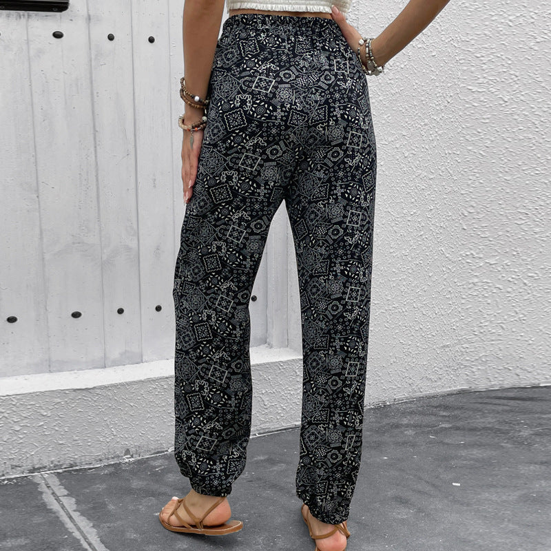 Damen Sommerhose Ethnomuster Leicht Norvielle