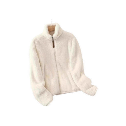 Damen Fleecejacke Hochkragen Reißverschluss Norvielle