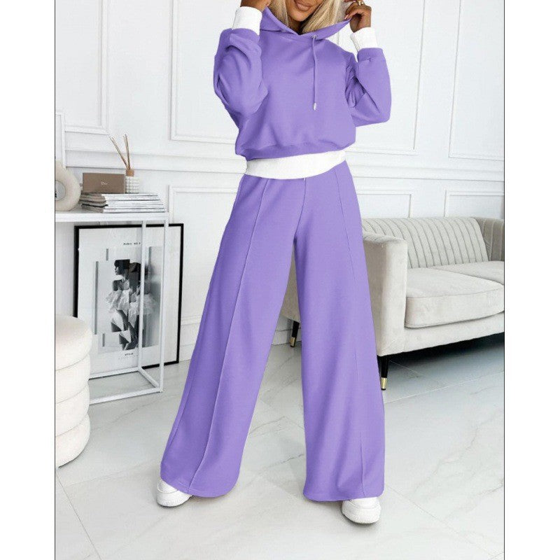 Damen Jogginganzug Baumwolle Bequem