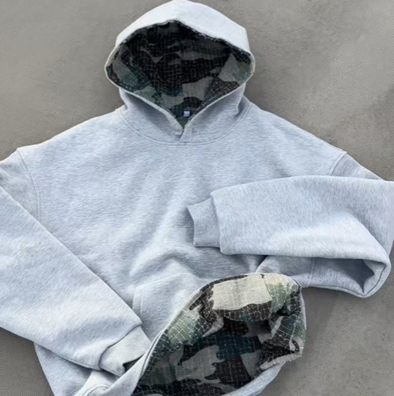 Damen Hoodie Camouflage Futter Norvielle