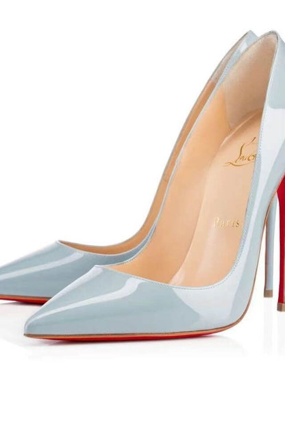 Norvielle Damen Spitze Schuhe Roter Boden