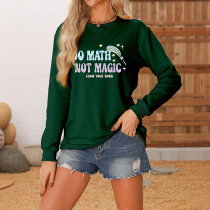 Damen Sweatshirt Mathematik Motiv Norvielle