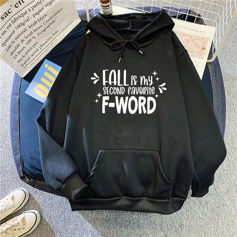 Damen Kapuzenpullover Lässiger Schnitt Mit Spruch