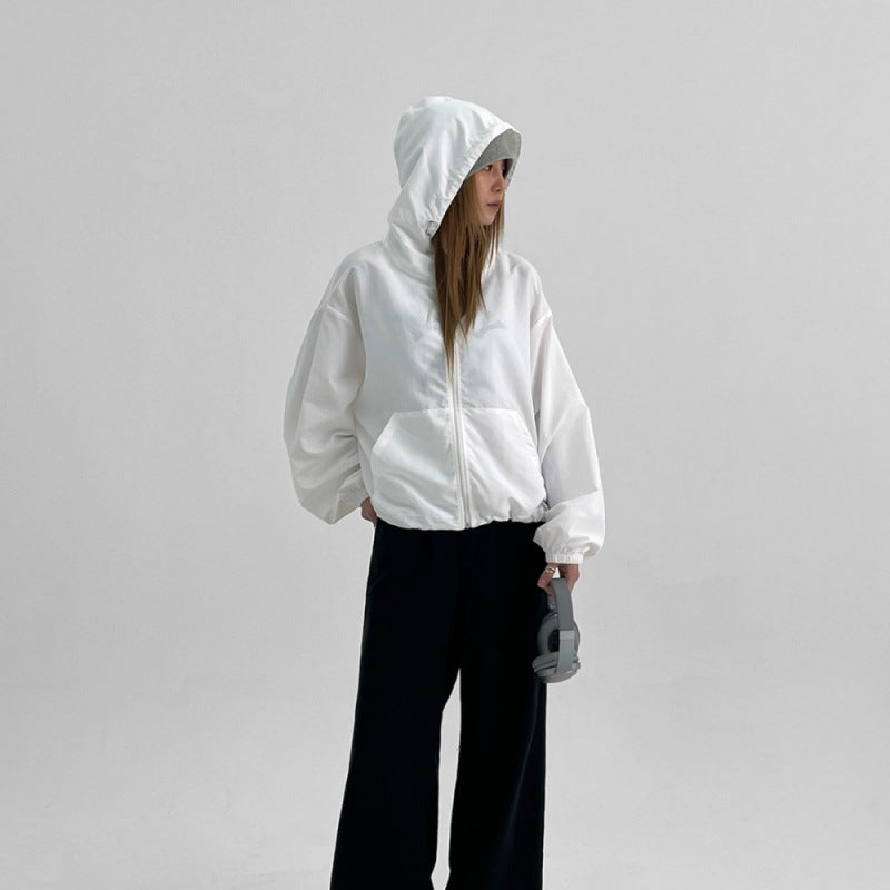 Damen Windjacke Mit Kapuze Norvielle Wasserdicht