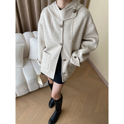 Damen Fleecejacke Oversized Große Taschen Norvielle