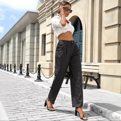 Damen Hochbundhose Gestreift Norvielle - Norvielle
