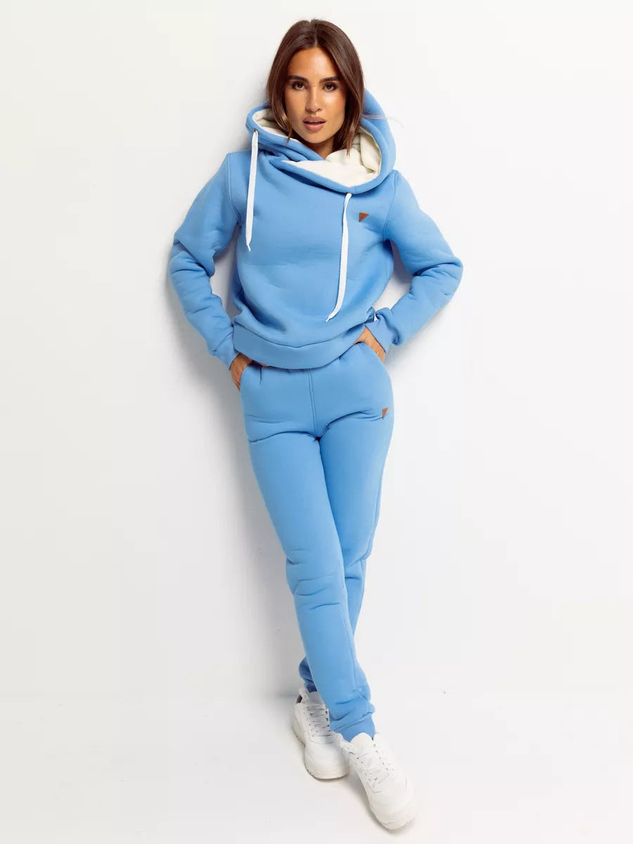 Damen Hoodie Voluminos Norvielle Jogginghose Set