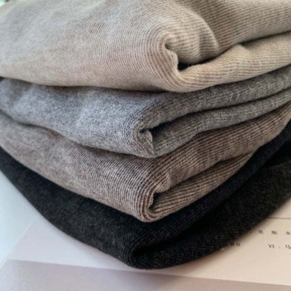 Damen Langarmshirt Hochkragen Baumwolle Norvielle