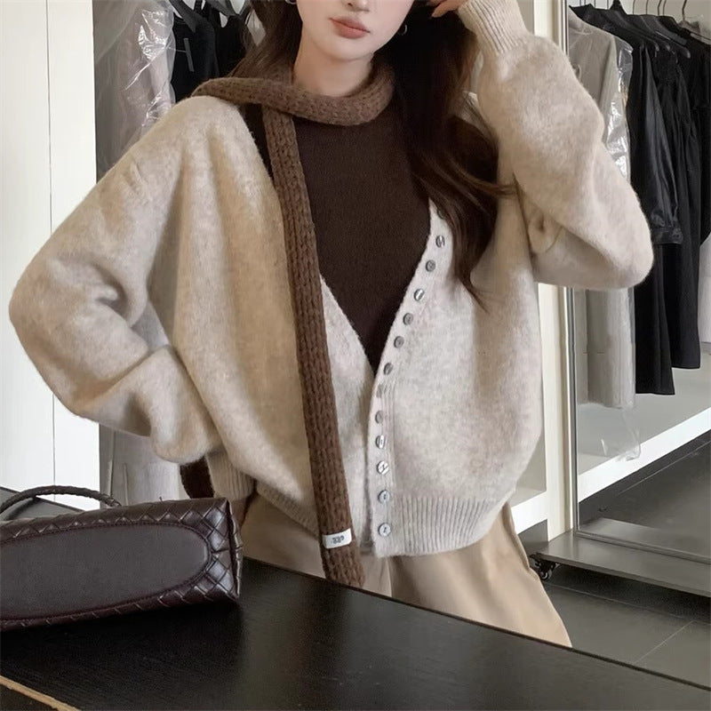 Damen Strickcardigan Locker Norvielle