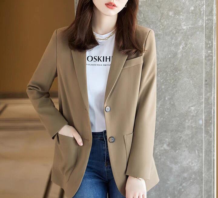 Damen Blazer mit Taschen Modern Norvielle