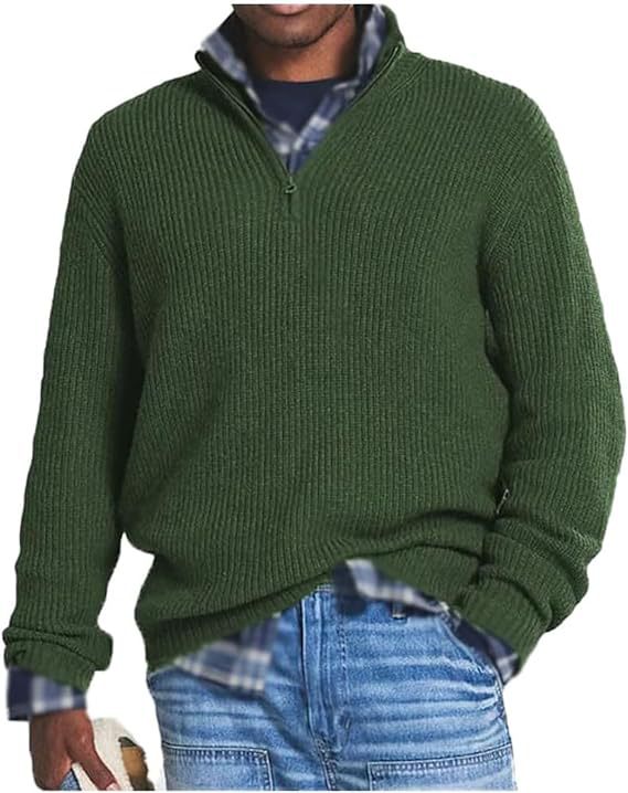 Herren Zip-Pullover Stilvoll Norvielle