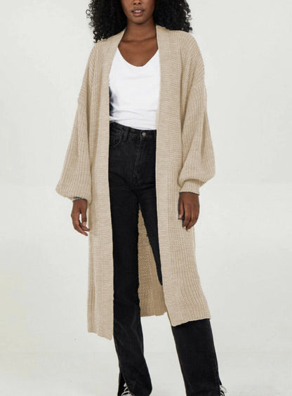 Damen Oversized Strickmantel Lässig Norvielle