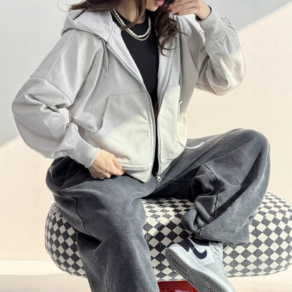 Damen Hoodie mit weiten Ärmeln und Taschen Norvielle - Norvielle