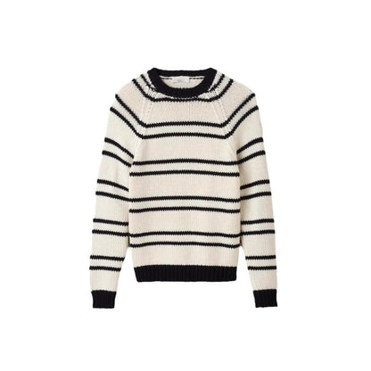 Damen Streifenpullover Grobstrick Norvielle