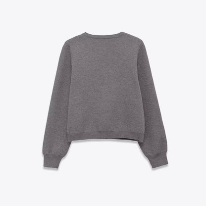 Damen Strickjacke Glitzernde Blüten Norvielle