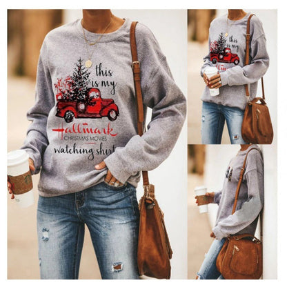 Damen Sweatshirt Festlich Lässig Norvielle