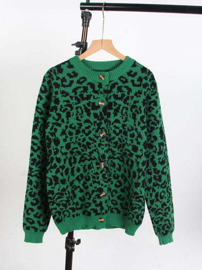 Damen Pullover Tierprint Norvielle