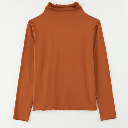Damen Langarm Rollkragenpullover Norvielle