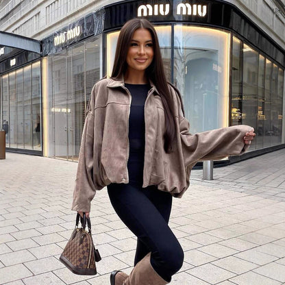 Damen Oversized Jacke Norvielle
