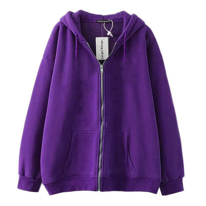 Damen Oversized Kapuzenjacke mit Taschen Norvielle