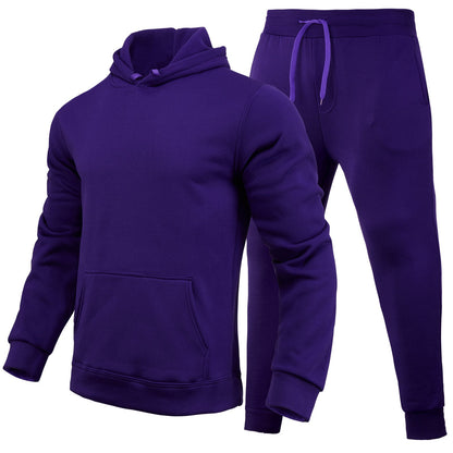 Damen Sportliches Hoodie- und Jogginghose-Set Baumwollmix