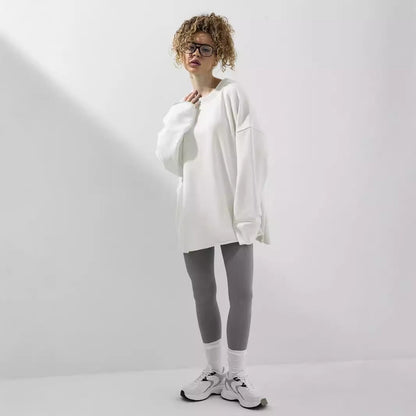Damen Oversize Sweatshirt Drop-Shoulder Norvielle