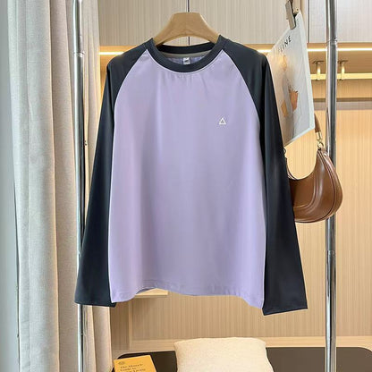 Damen Langarm-T-Shirt Atmungsaktives Mesh Norvielle
