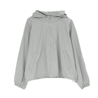 Damen Leichte Übergangsjacke Kapuze Norvielle