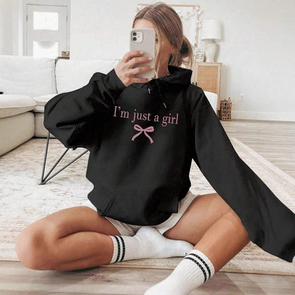 Damen Kapuzenpullover Klassischer Schnitt Moderner Spruch - Norvielle