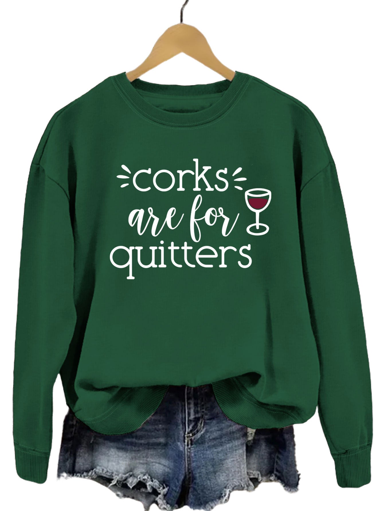 Damen Sweatshirt Lässiger Schnitt Mit Kreativem Spruch Norvielle