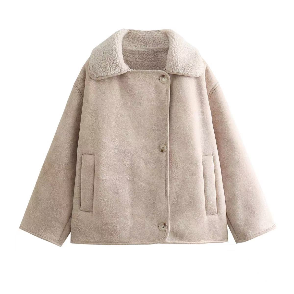 Damen Fleecejacke Kuscheliges Innenfutter Norvielle