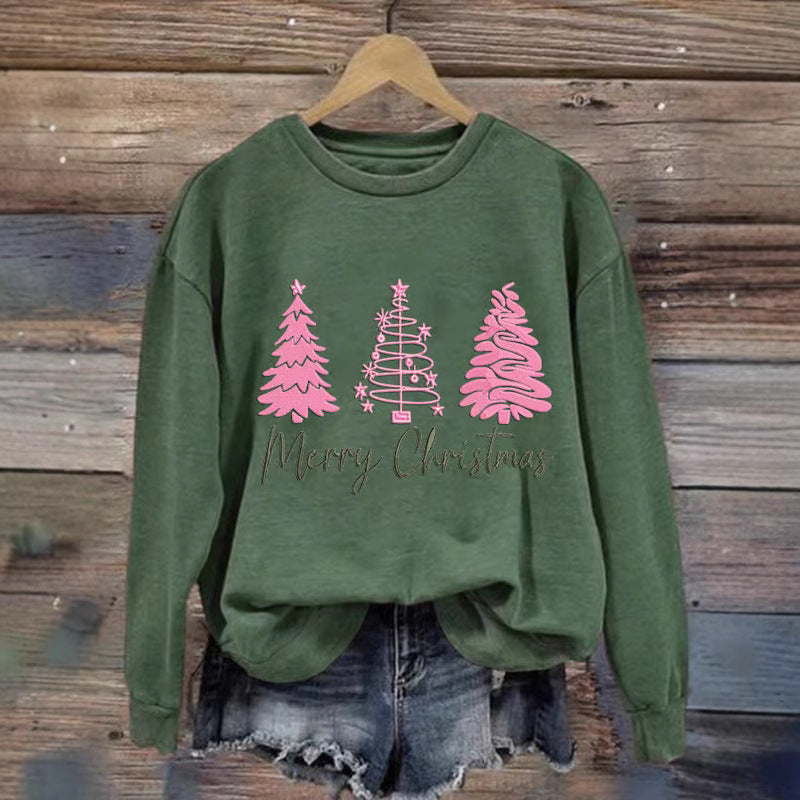 Damen Weihnachtssweatshirt Festlich Rot Norvielle - Norvielle