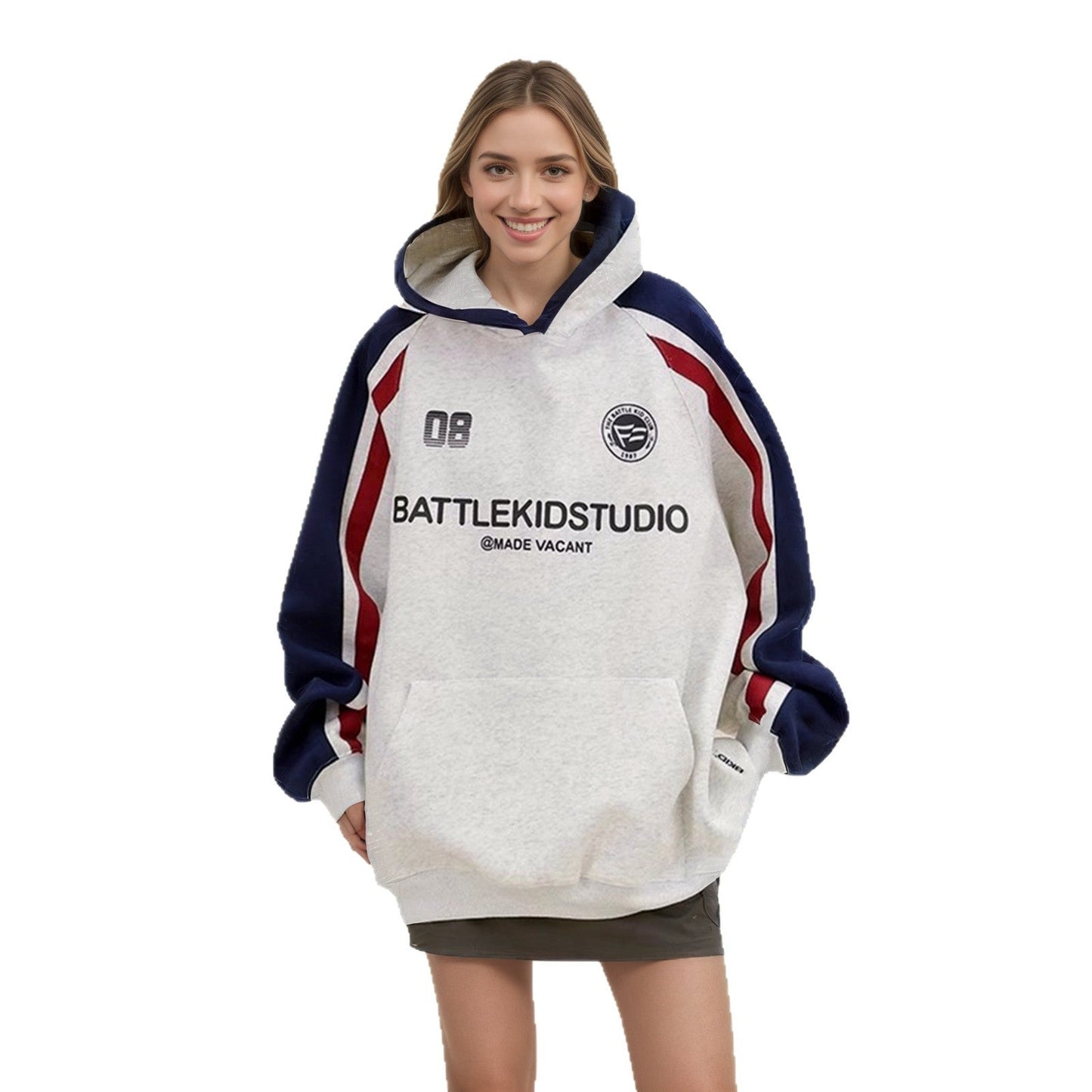 Damen Oversized Hoodie mit Grafiken Bequem Norvielle