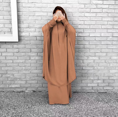 Damen Langarmkaftan Elegant Weit Norvielle