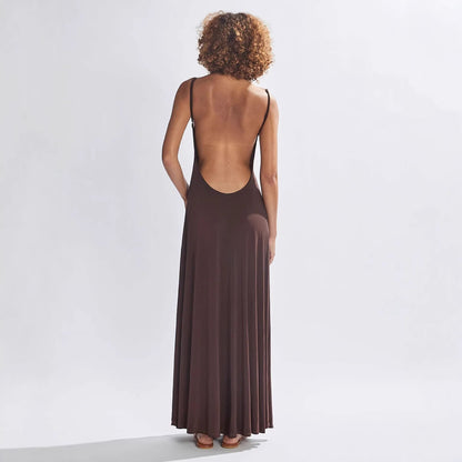 Damen Maxikleid mit Cut-Out-Design Weich