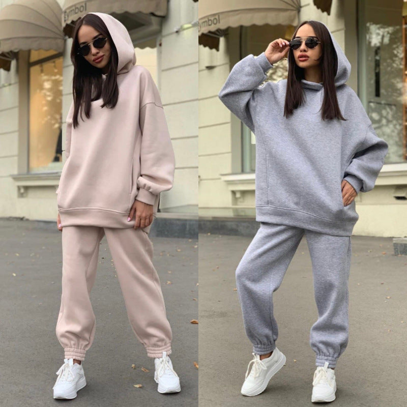 Damen Sportliches Hoodie Jogginghose Set Norvielle