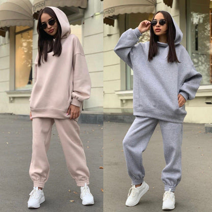 Damen Sportliches Hoodie Jogginghose Set Norvielle