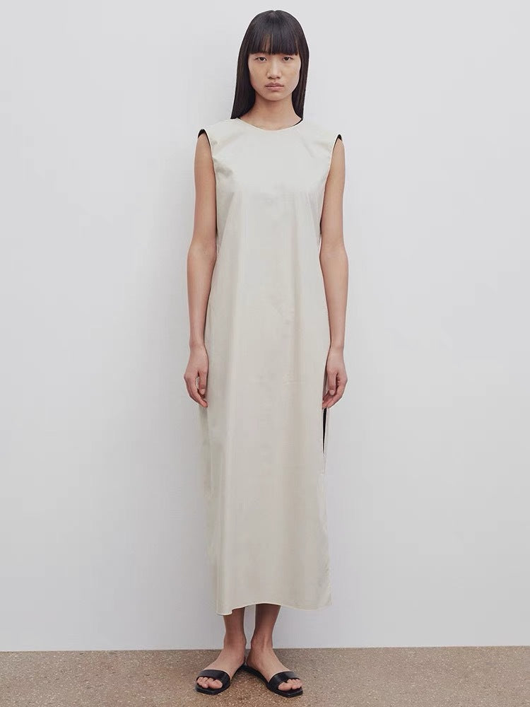 Damen Maxikleid Fließend V-Ausschnitt Norvielle