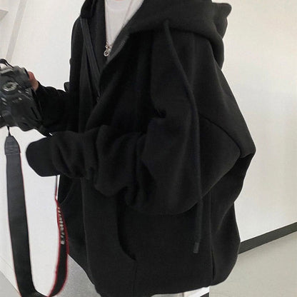 Damen Hoodie Kuschel Norvielle Reißverschluss Kapuze