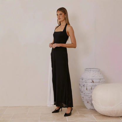 Damen Abendkleid Asymmetrischer Schnitt Elegantes Design