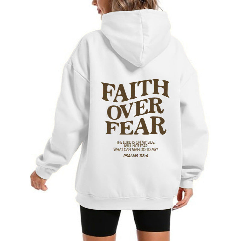 Damen Kapuzensweater Bequem Motivierender Schriftzug Norvielle