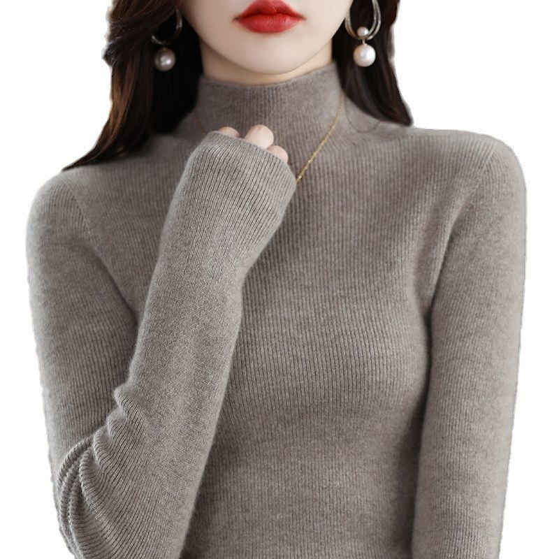 Damen Rollkragenpullover Feinstrick Norvielle Eleganter Look