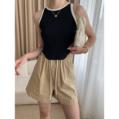 Damen T-Shirt und Shorts Set mit Grafiken Norvielle