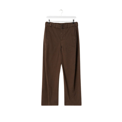 Damen High-Waist-Hose Bequem Gürtel